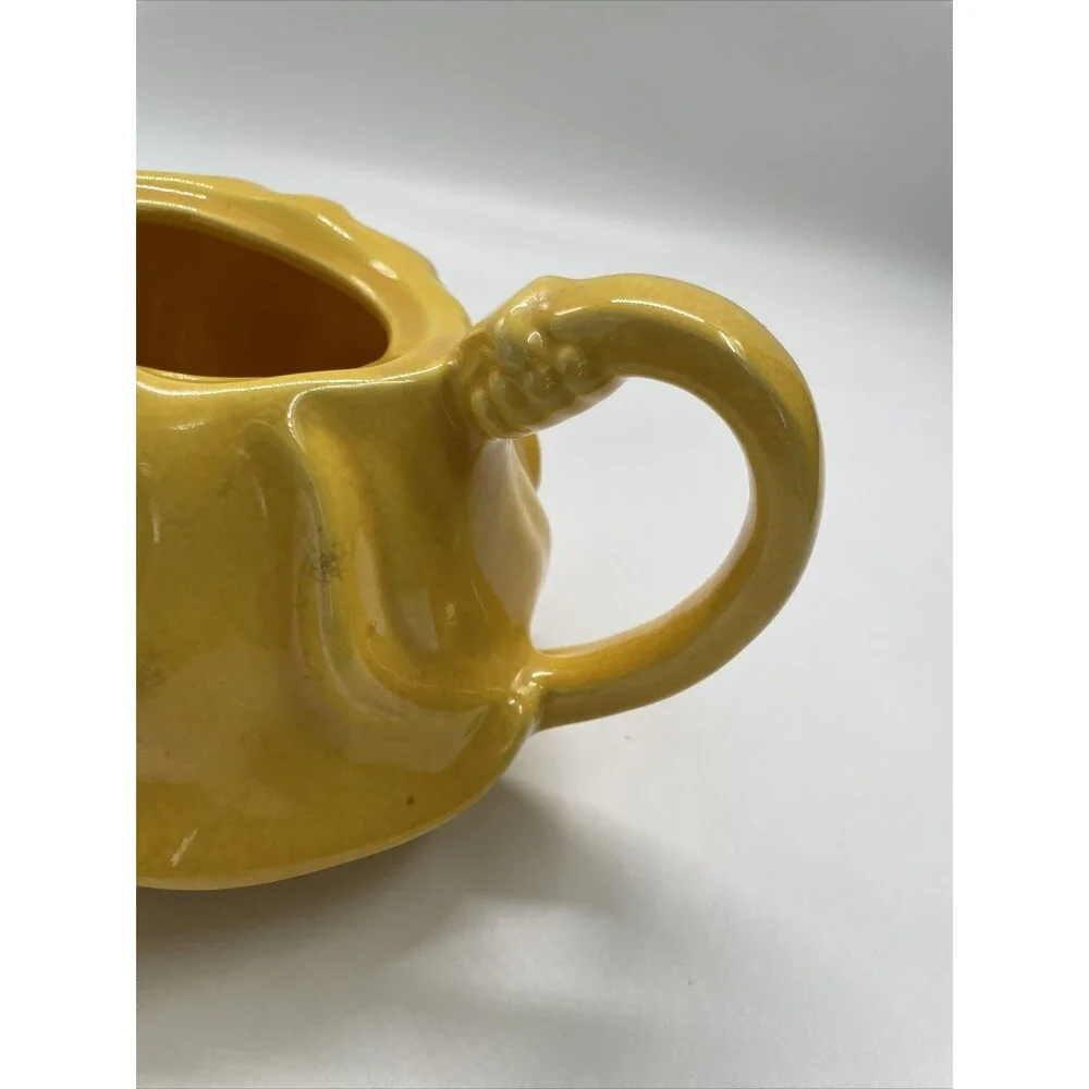 Red Wing Pottery Yellow Kateina Dutch Girl Tea Pot #260 Original Vintage NO LID